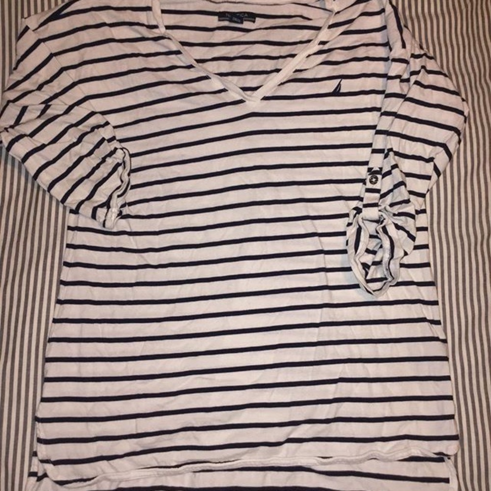 Nautica three quarter length top